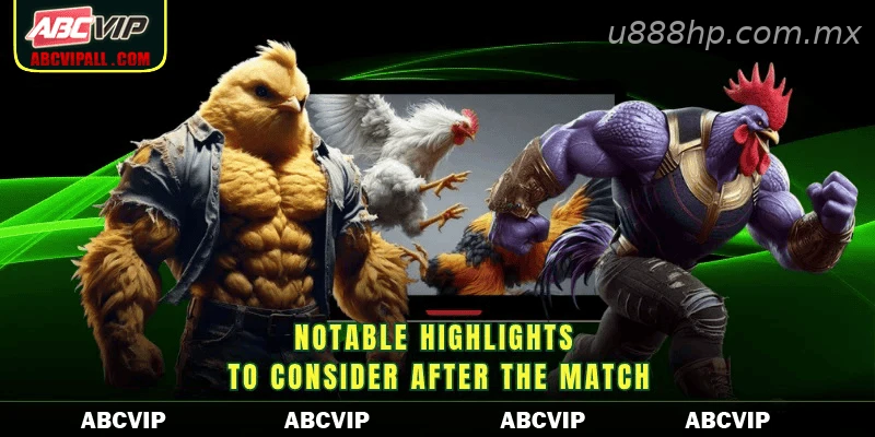Notable highlights to consider after the match