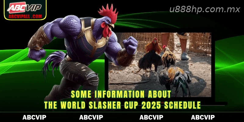 Some information about the World Slasher Cup 2026 schedule